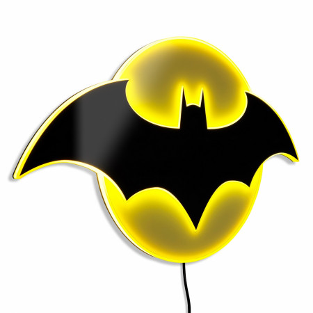 Batman Symbol Illuminated Table Lamp Or Mountable Wall Art With